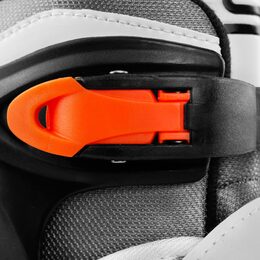 Spokey TONY Kolečkové brusle, černo-modro-oranžové, ABEC7 Carbon, vel. 38-42, černá kolečka
