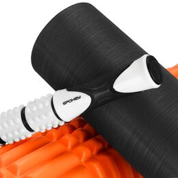 Spokey MIX ROLL fitness masážní válec 3v1, oranžovo-černý
