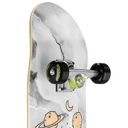 Spokey SKALLE PRO Skateboard 78,7 x 20 cm, ABEC7, šedý