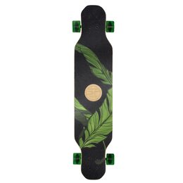 Spokey LONGBAY PRO Longboard 140 x 24 cm, ABEC7, zeleno-černý