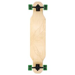 Spokey LONGBAY PRO Longboard 140 x 24 cm, ABEC7, zeleno-černý