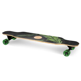 Spokey LONGBAY PRO Longboard 140 x 24 cm, ABEC7, zeleno-černý