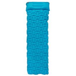 Spokey AIR BED PILLOW BIG Nafukovací matrace s polštářkem 213x62x6 cm, modrá