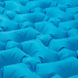 Spokey AIR BED PILLOW BIG Nafukovací matrace s polštářkem 213x62x6 cm, modrá