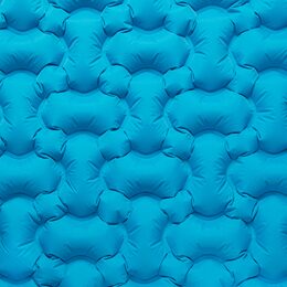 Spokey AIR BED PILLOW BIG Nafukovací matrace s polštářkem 213x62x6 cm, modrá