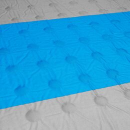 Spokey AIR MAT Samonafukovací matrace 3 cm, šedo-modrá