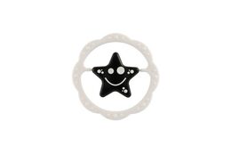 Profibaby Baby chrastítko kruh hvězdička kytička černobílé