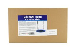 Houpací kruh modrý 80 cm látková výplň v krabici 60x37x7cm