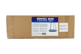 Houpací kruh modrý 80 cm provazová výplň v krabici 75x26x12cm