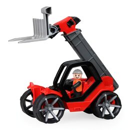 Auto Truxx 2 teleskopický nakladač plast 33cm s figurkou v krabici 37x22x16cm 24m+