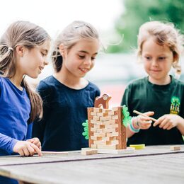 Bigjigs Toys Dřevěná motorická hra Padající džungle