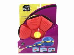 Flat Ball - Hoď disk, chyť míč! plast 22cm 4 barvy na kartě 22x27x5,5cm