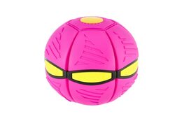 Flat Ball - Hoď disk, chyť míč! plast 22cm 4 barvy na kartě 22x27x5,5cm