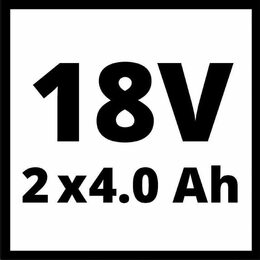 Set akumulátorů Einhell Power X-Change 18V (2x4,0 Ah) Twinpack Aku (4511489)