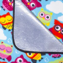 Spokey PICNIC OWL Pikniková deka s popruhem 180x210 cm
