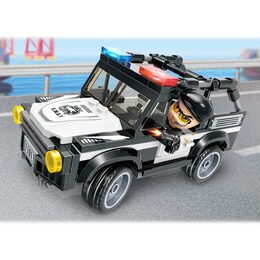 Qman Mine City Police W11011-1 Policejní auto