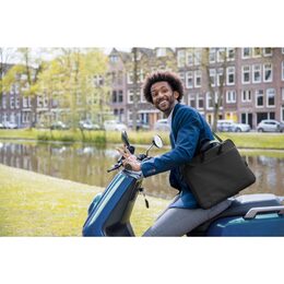 BOLOGNA LAPTOP BAG 16" ECO BLACK TRUST