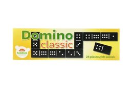 Domino Classic 28ks společenská hra plast v krabičce 21x6x3cm