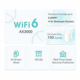 Komplexní Wi-Fi systém TP-Link Deco X50 (3 pack)
