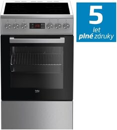 Sklokeramický sporák Beko FSM 57300 GX