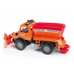 Bruder Mercedes Benz UNIMOG Sypač s radlicí