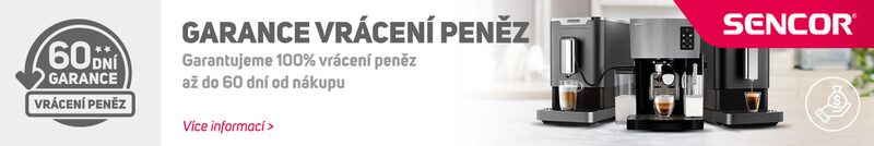 60 DNÍ GARANCE VRÁCENÍ PENĚZ