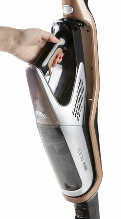 Tyčový aku vysavač 2v1-  21,6 V Li-ion - DOMO DO42102SV, zlatý