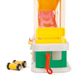 small foot Závodní dráha s parkovištěm a garážemi - poškozený obal