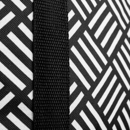 Spokey ACAPULCO Termo taška malá, černo-bílá, 39 x 15 x 27 cm