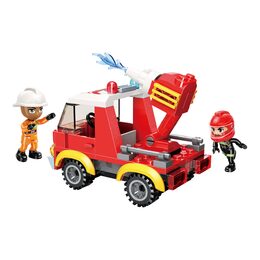 Qman Mine City Fire Line W12011-1 Lehký hasičský vůz