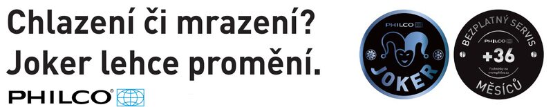 Chlazení či mrazení? Joker lehce promění.