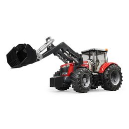 Bruder Traktor MASSEY FERGUSON 7624 s čelním nakladačem