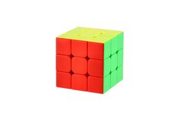 Kostka hlavolam 3x3x3 plast 5,5x5,5x5,5cm v krabičce 12ks v boxu