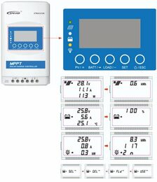 Regulátor Epever EPsolar XTRA3210N-XDS2 G3 BLE solární MPPT, 12/24V, 30A, vstup 100V, Bluetooth