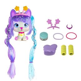 I love VIP Pets figurka s dlouhými vlasy 2.série plast s doplňky 6 barev v plast. lahvi 9ks v boxu