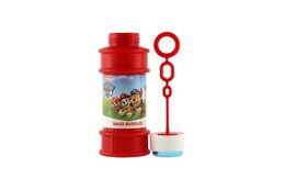 Bublifuk 175ml Paw patrol/Tlapková patrola mix barev v plastové lahvičce 6x14cm 16 ks v boxu