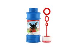 Bublifuk 175ml Králíček Bing mix barev v plastové lahvičce 6x14cm 16 ks v boxu
