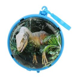 Peněženka na klíče dinosaurus kov/plast 8cm 2 barvy 12ks v boxu