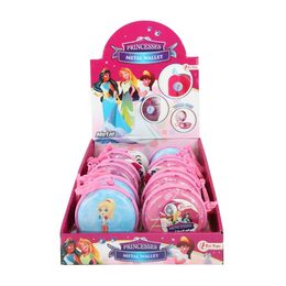 Peněženka na klíče princezna kov/plast 8cm 3 barvy 12ks v boxu