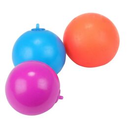 Míček mini antistresový sliz 3ks mačkací silikon 4cm na kartě