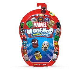 Wooblies 4ks kov 4cm magnetické postavičky mix druhů na kartě