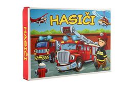 Hasiči 3 logické hry společenská hra v krabici 29x20x4cm