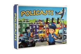 Policajti 3 logické hry společenská hra v krabici 29x20x4cm