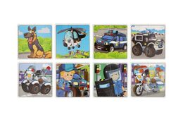 Policajti 3 logické hry společenská hra v krabici 29x20x4cm