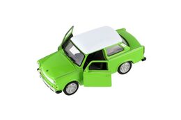 Auto Welly Trabant 601 Klasic kov/plast 11cm 1:34-39 na volný chod 4 barvy v krabičce 15x7x7cm