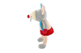 Myš/Myška sedící barevná plyš 40cm v sáčku 0+