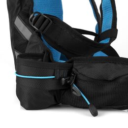 Spokey SPRINTER Sportovní, cyklistický a běžecký batoh 5 l, modro/černý, voděodo