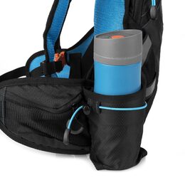 Spokey SPRINTER Sportovní, cyklistický a běžecký batoh 5 l, modro/černý, voděodo