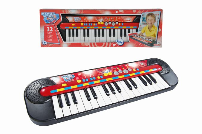 Hračka Simba Piáno, 32 kláves, 45 x 13 cm, na baterie