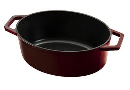 BERLINGERHAUS Pekáč litinový s poklicí 30 cm Burgundy Line BH-6499